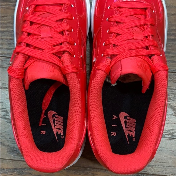 NIKE AIR FORCE 1 LV8 UV (GS) Siren Red/Siren Red-W - Picture 2 of 16